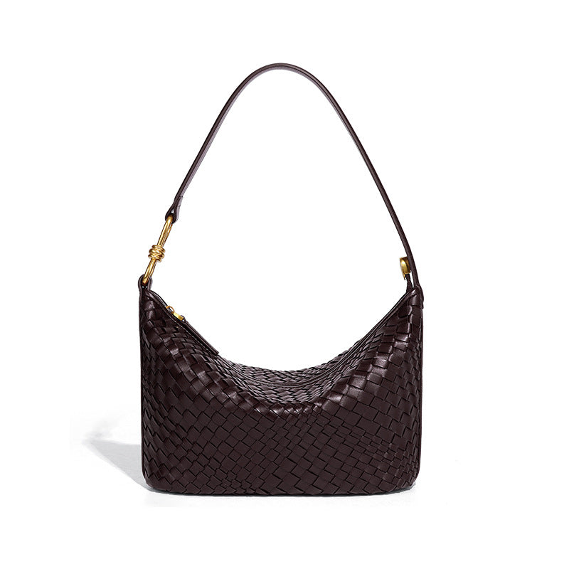 Women's Niche Hand-woven Fashion Simple Lunch Box Handbags