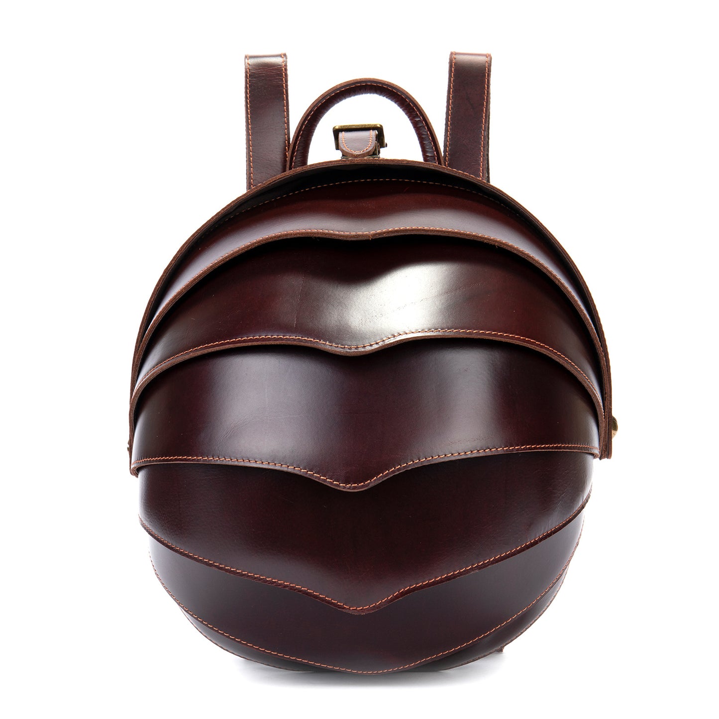 Men's Crazy Horse Leather Retro First Layer Cowhide Personality Backpacks