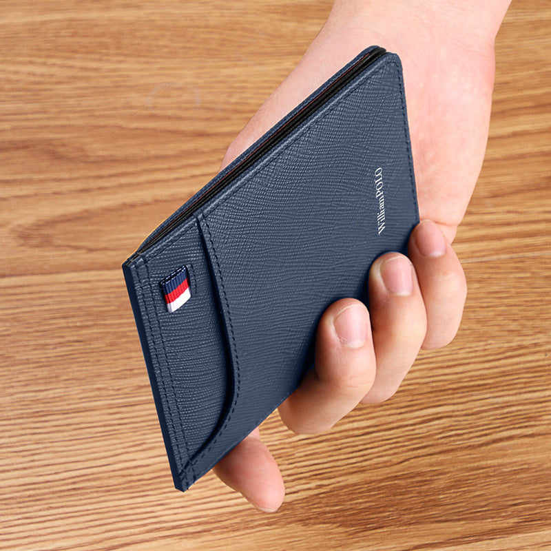 Men's Emperor Paul Business Clamp Multiple Slots First Card Holder