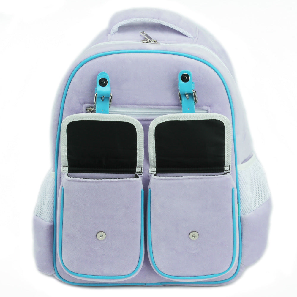 Beautiful Cool Cute Plush Burden Reduction Elementary School Students' Schoolbags