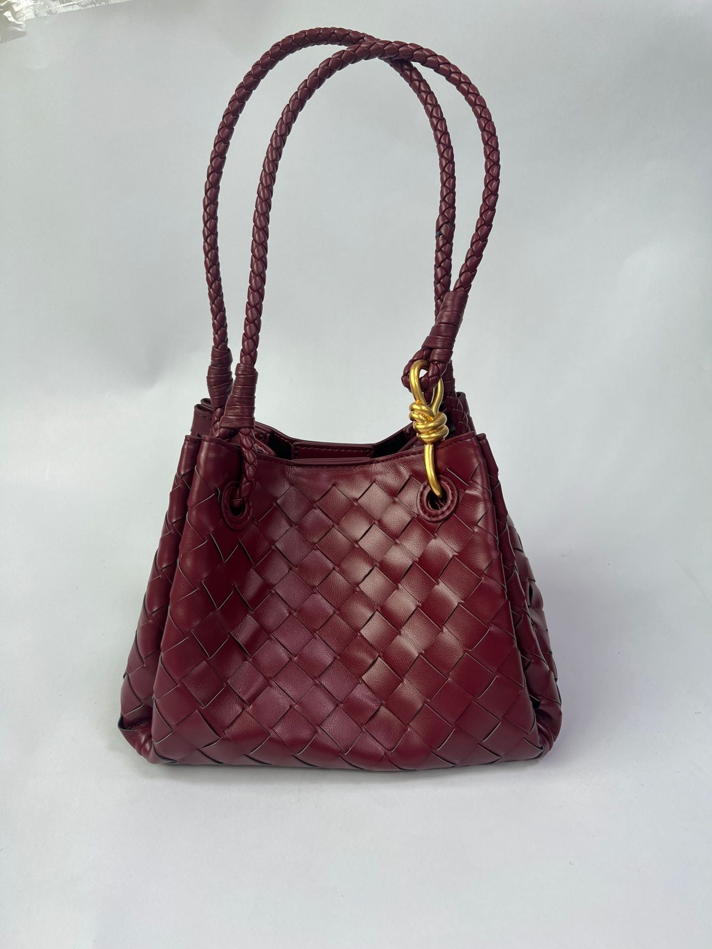 Hand-woven Parachute Metal Cord Fastener Vegetable Handbags