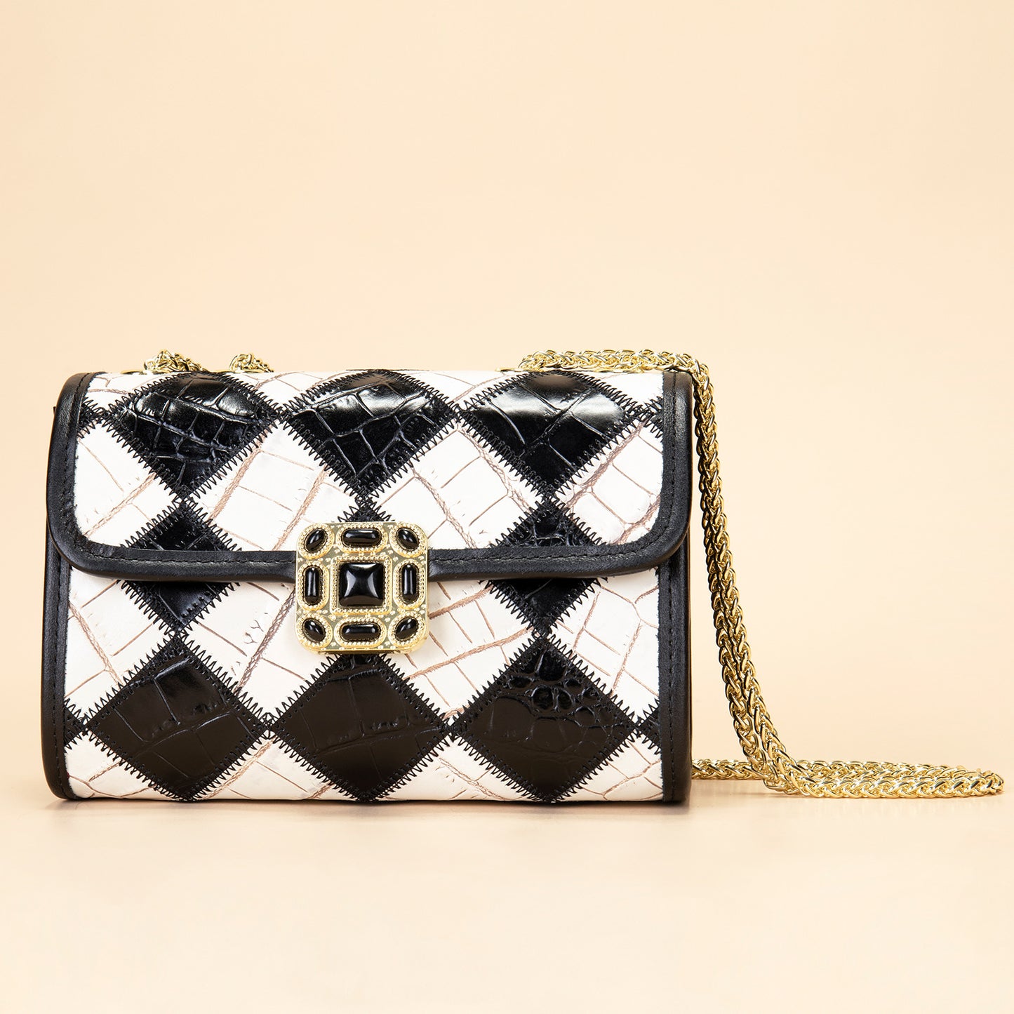 Women's Genuine Leather Underarm Chain High-grade First Shoulder Bags