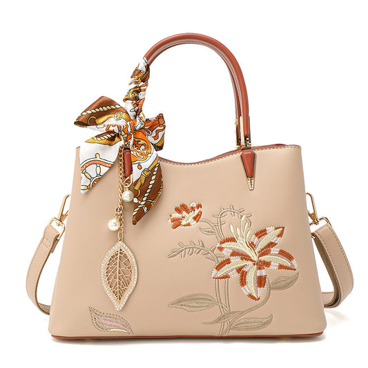 National Style Art Design Light Luxury Shoulder Bags