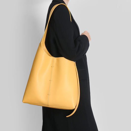 Women's Durable Leather High-grade Underarm Portable Tote Bags