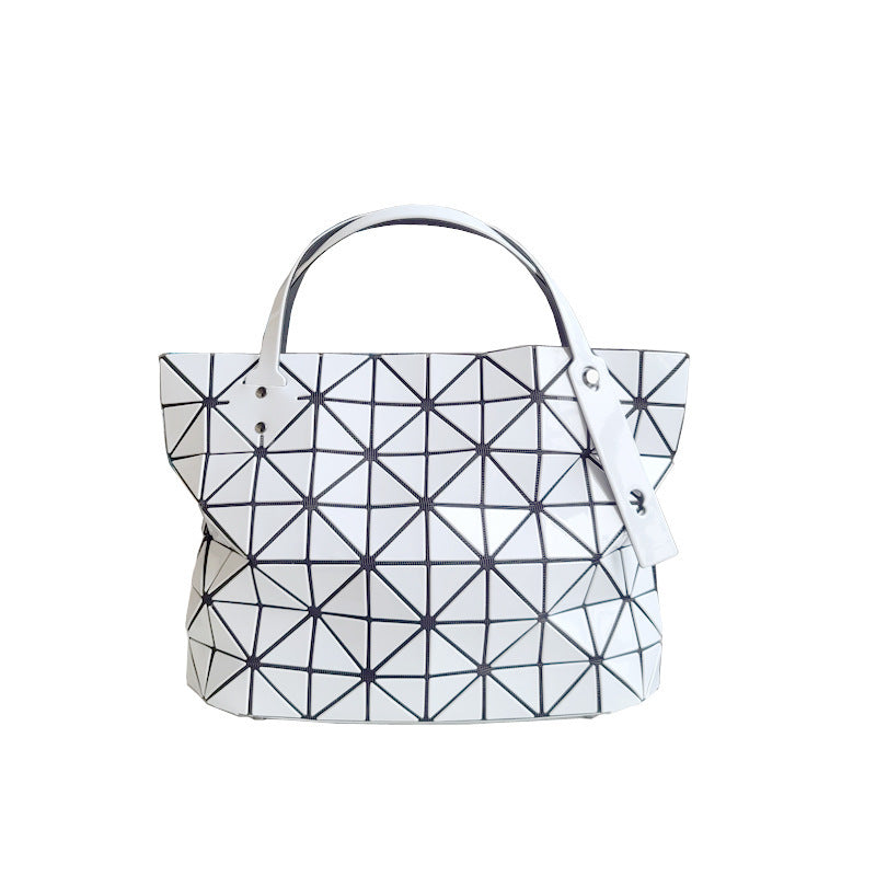 Women's Original Single Rhombus Frosted Rock One Lifetime Handbags