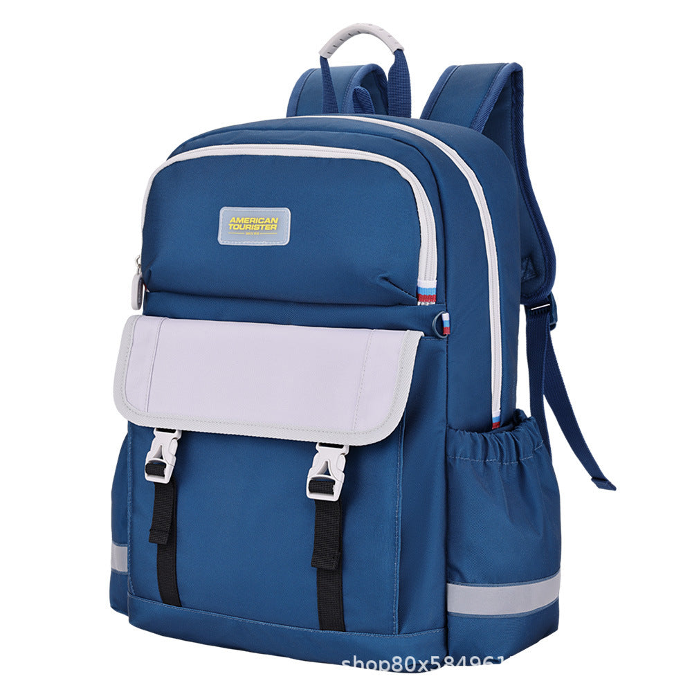 Children's Waterproof Primary Grade Burden Reduction Spine Elementary School Students' Schoolbags