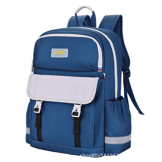 Children's Waterproof Primary Grade Burden Reduction Spine Elementary School Students' Schoolbags