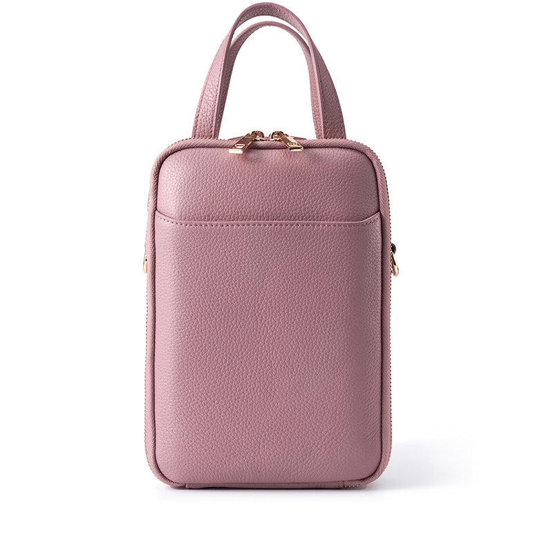 Women's Fashion Cowhide Trendy Simple Portable Genuine Crossbody Bags