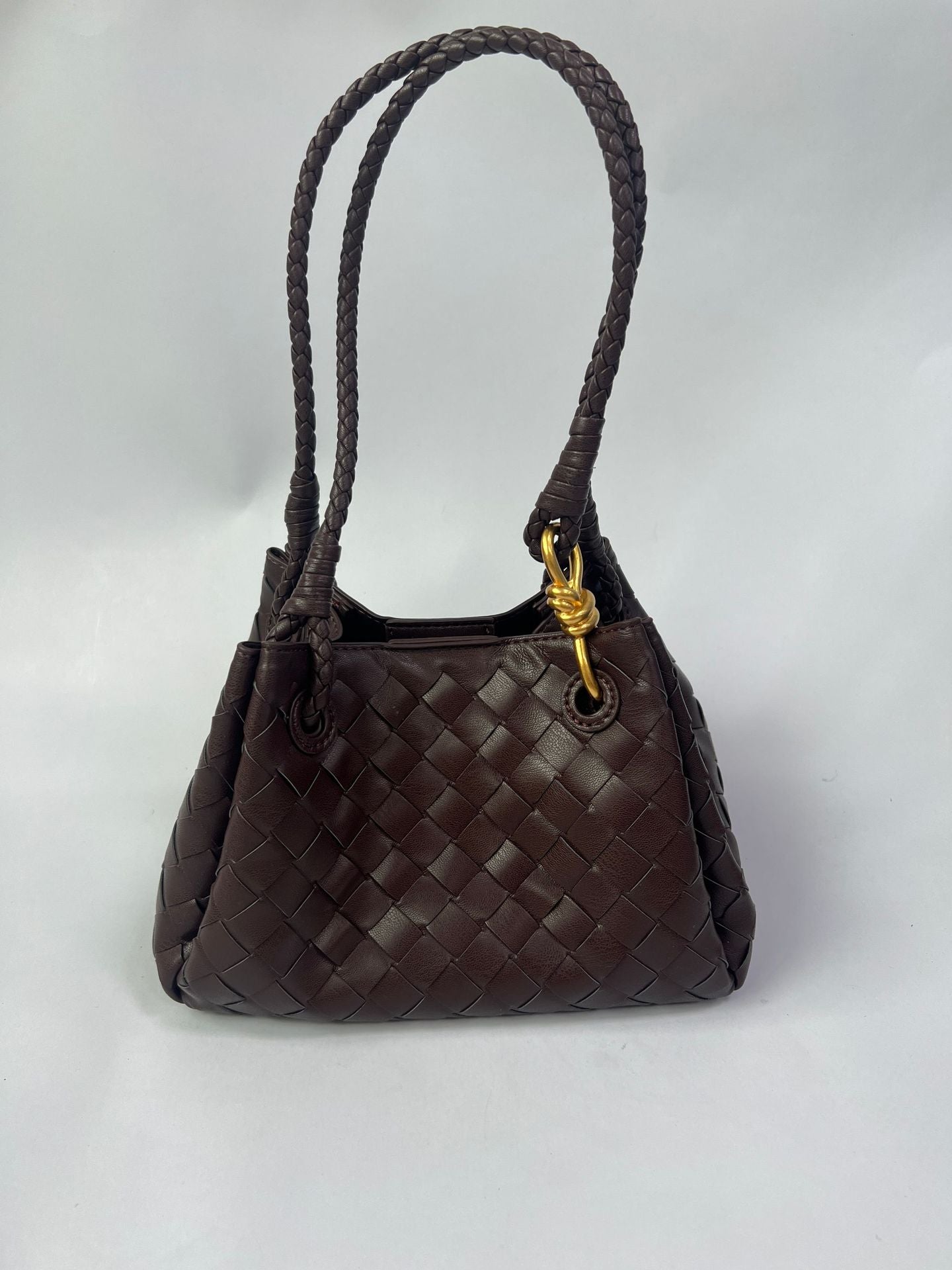 Hand-woven Parachute Metal Cord Fastener Vegetable Handbags