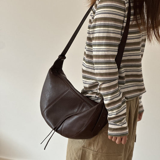 Women's First Layer Cowhide Selenodont High Sense Crossbody Bags