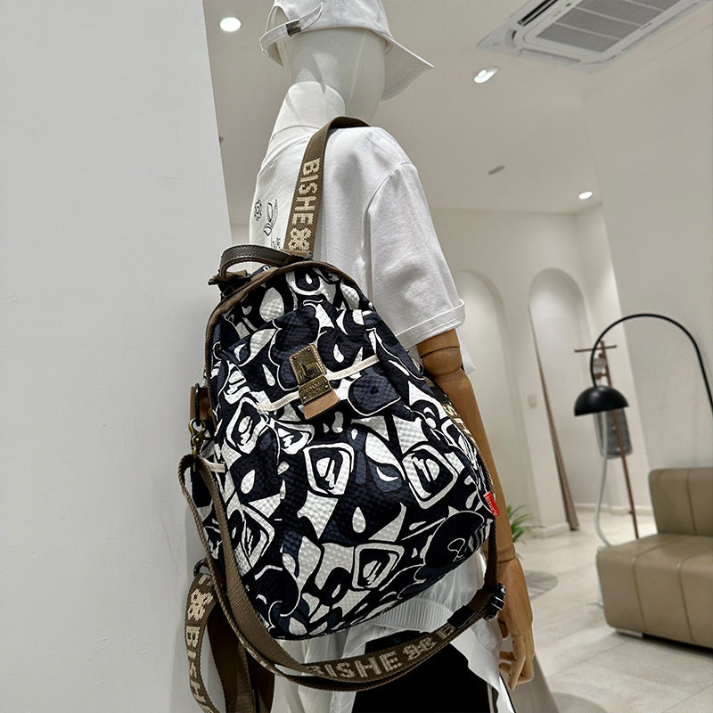 Women's Trendy Fashion Oxford Cloth Large Capacity Backpacks