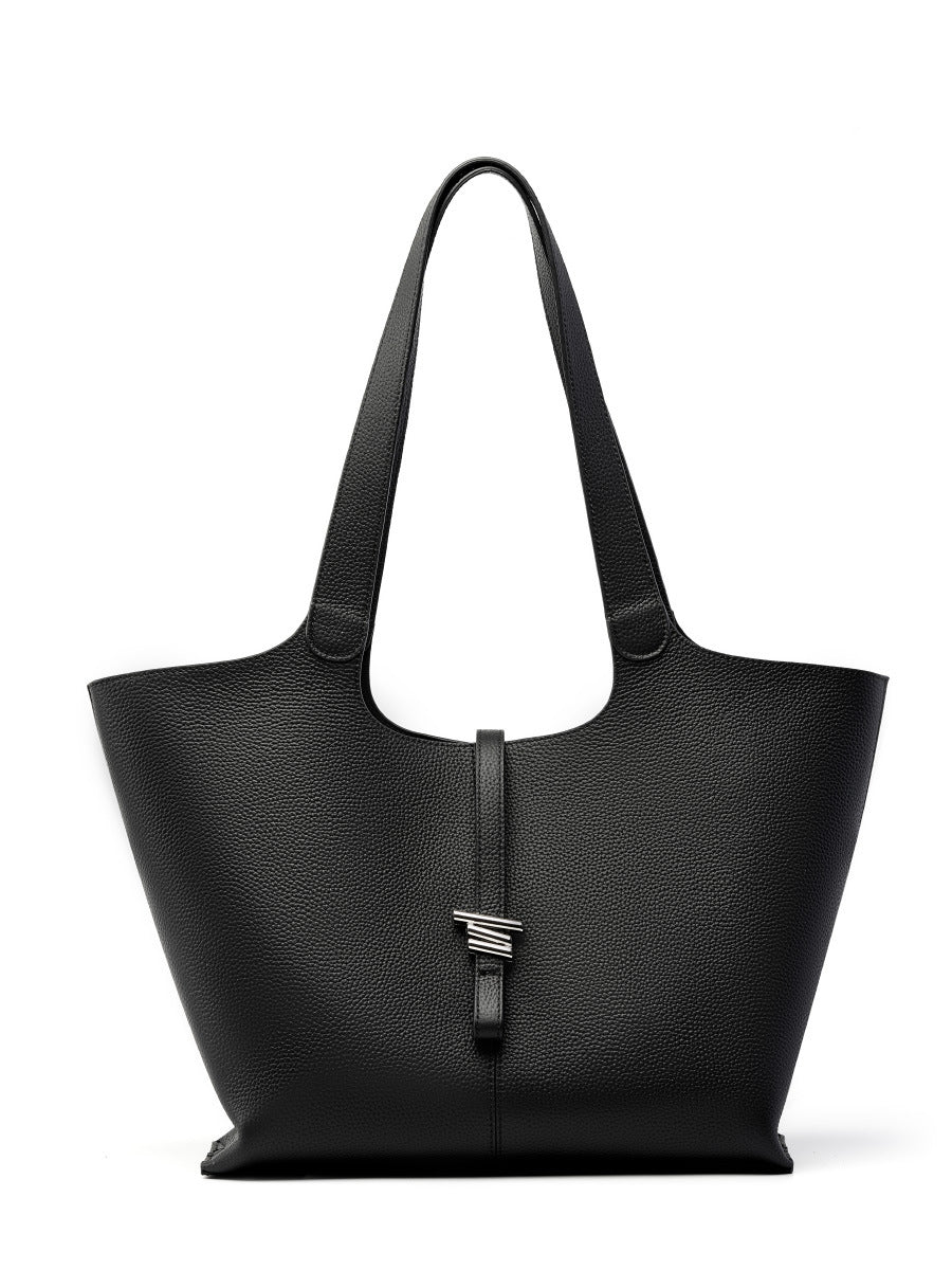 Women's Large Capacity Totes Genuine Leather First Layer Cowhide Bags