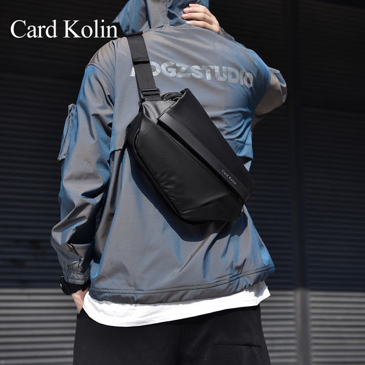 Men's Riding Motorcycle Fashion Oxford Cloth Trendy Men's Chest Bags