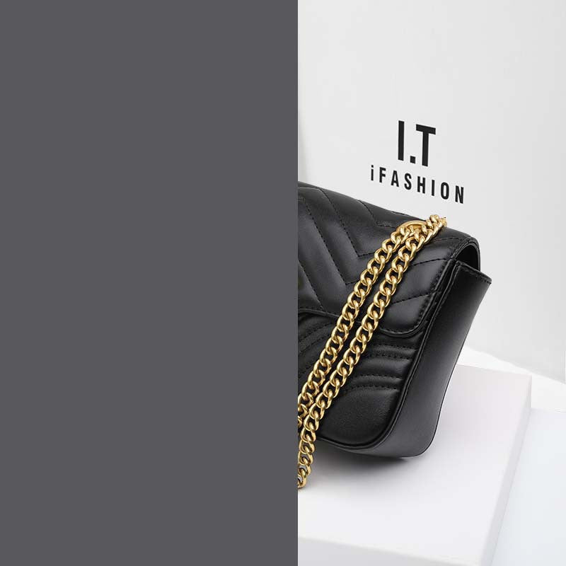 Women's High-grade Genuine Leather For Fashion Chain Crossbody Bags