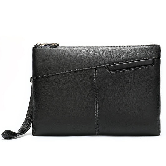 Men's Genuine Leather Clutch Vegetable Tanning Envelope Men's Handbags