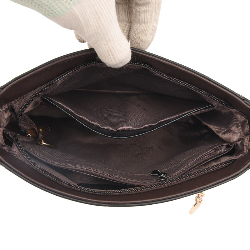 Women's Kangaroo Genuine Leather Trendy Niche Four Shoulder Bags