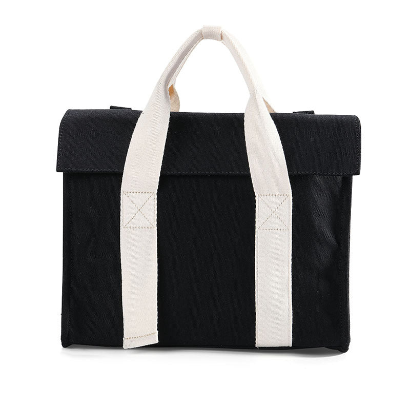 Korean Style Canvas Large Capacity Commuter Men's Shoulder Bags