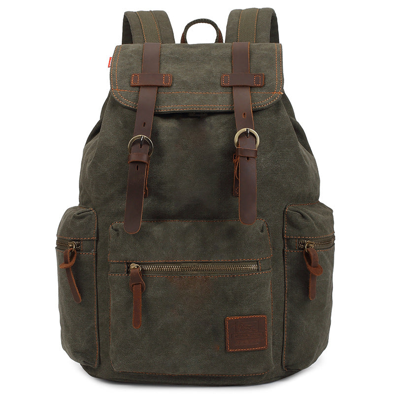 Men's Canvas Retro Female College Shiralee Fashion Backpacks