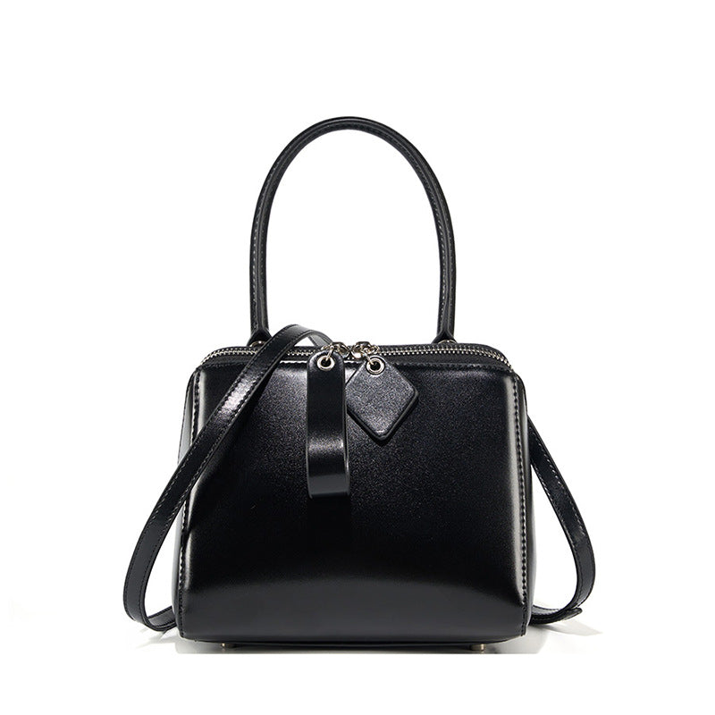 Cowhide Today Popular Advanced Texture French Shoulder Bags