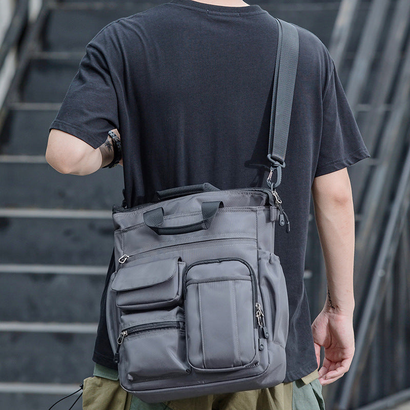 Men's Unique Trendy Business Large Capacity Men's Shoulder Bags