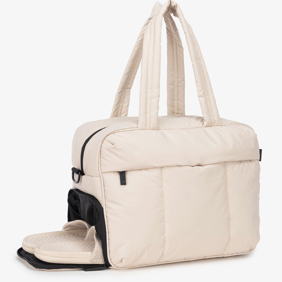 Down Cotton Coat Winter Warm Portable Large Tote Bags