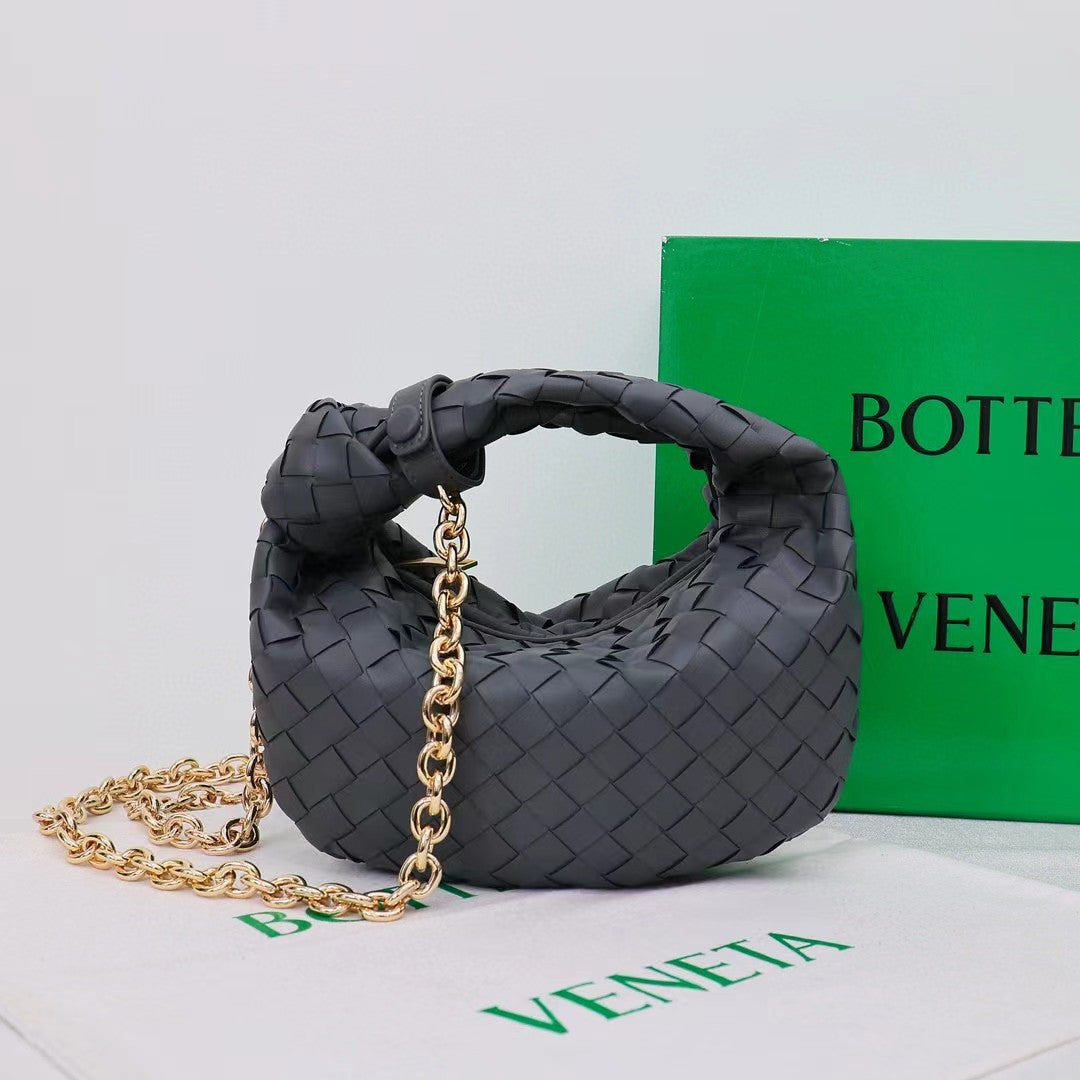 Summer Woven Croissant Knotted Clutch Light Bags