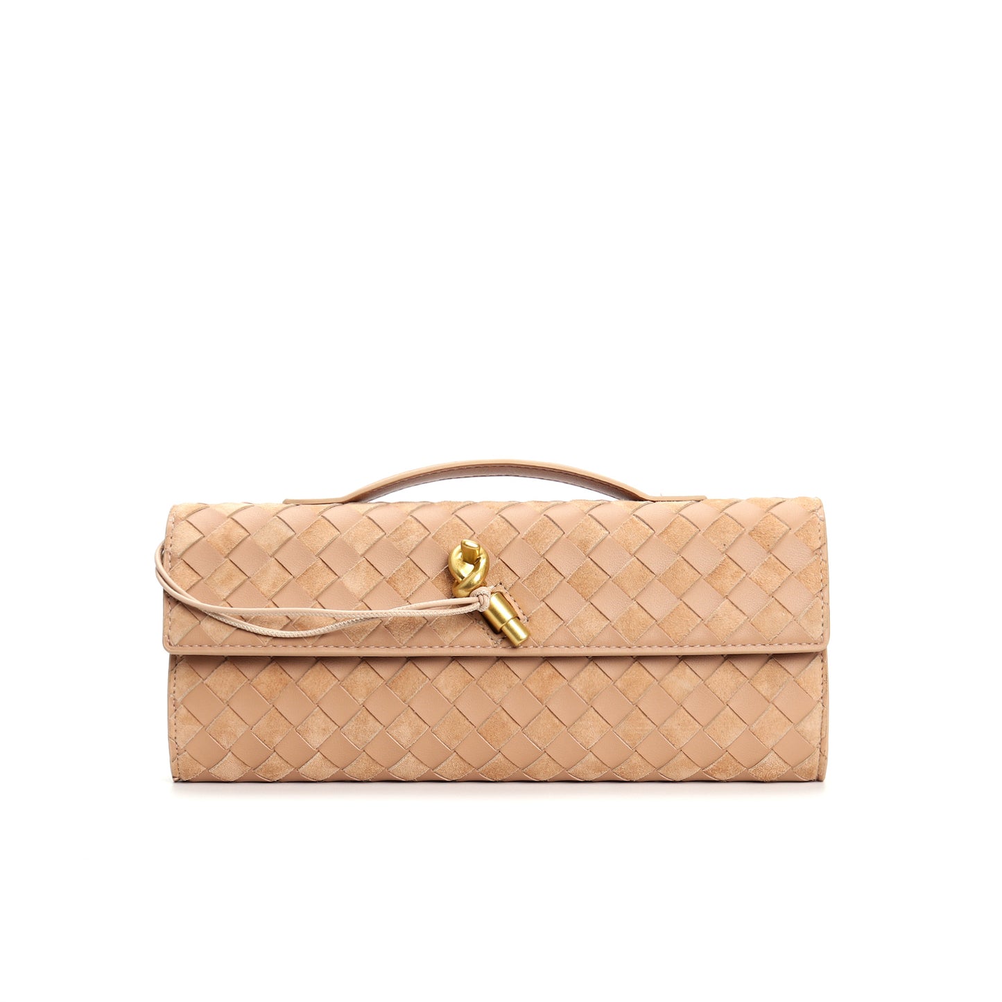 Women's Genuine Leather Commuter Baguette Large Capacity Handbags