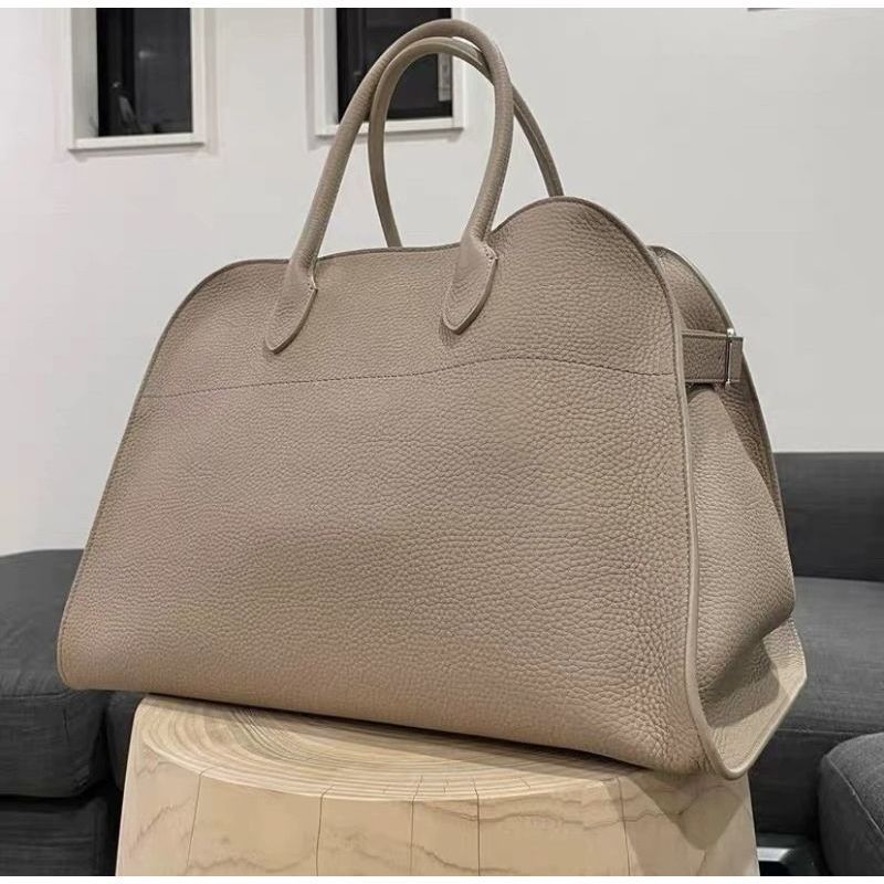 Retro Large Capacity Totes Genuine Leather Tote Bags