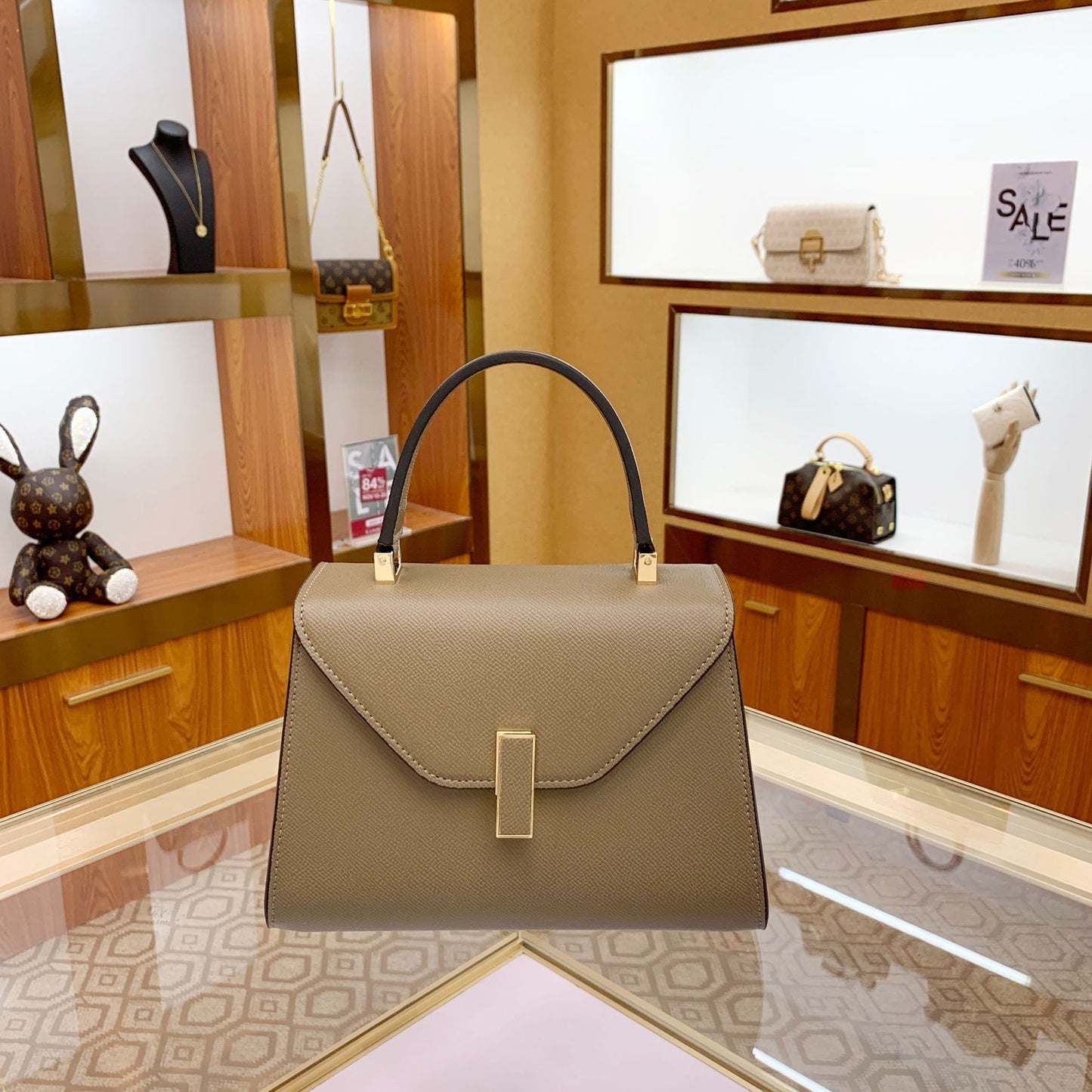 Women's Genuine Leather Kelly High-grade Large Capacity Shoulder Bags