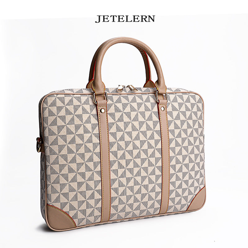 Durable Unisex Computer Spring Fashion Geometric Handbags
