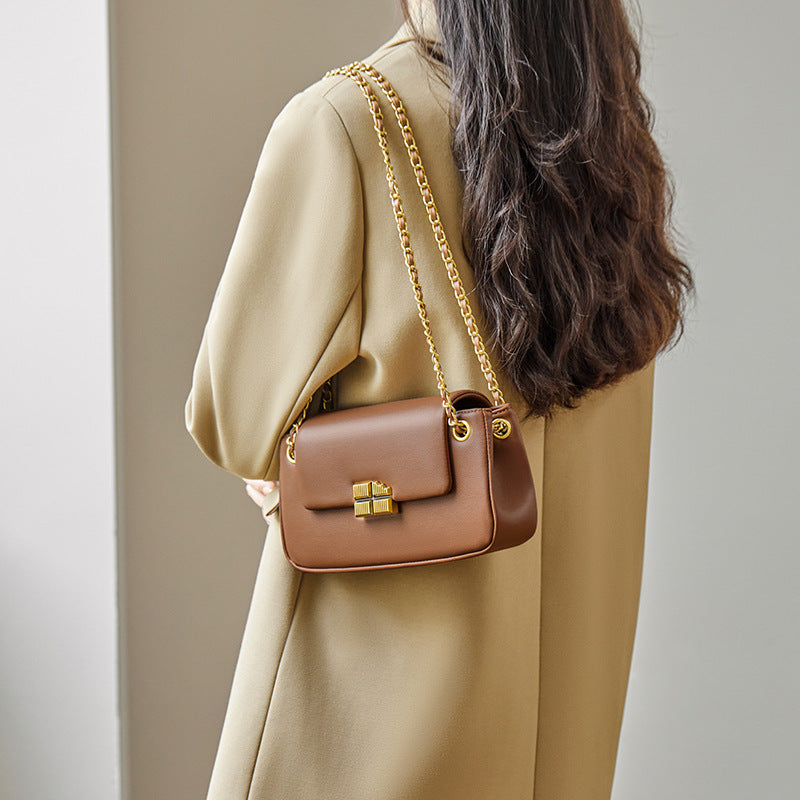 Women's Chain High-grade Underarm Genuine Leather Shoulder Bags