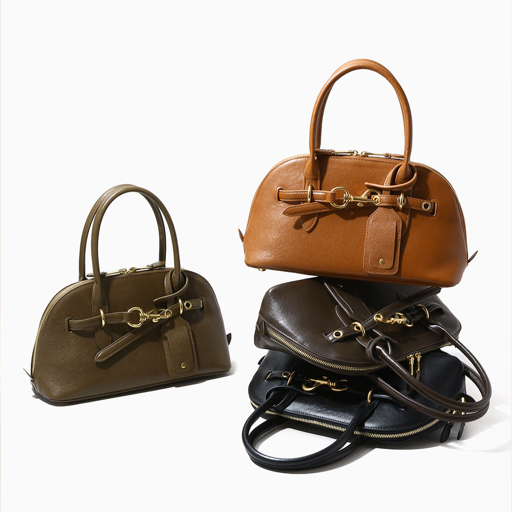 Women's Autumn Genuine Leather Fashion Commuter High-grade Handbags