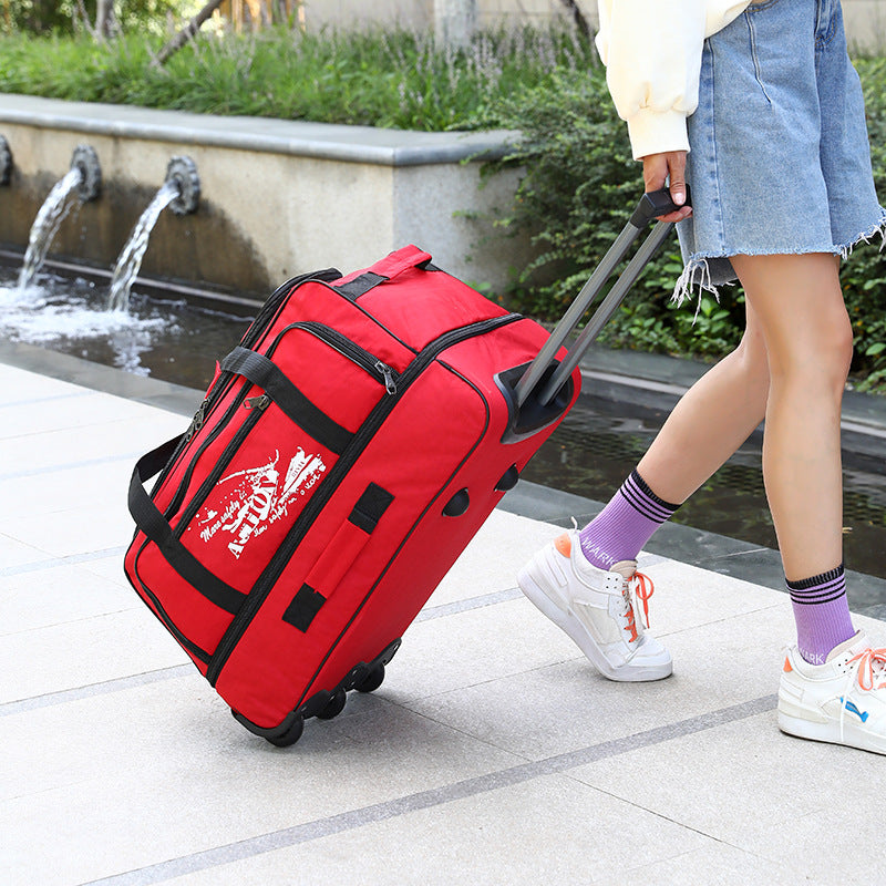 Oxford Cloth Unisex Boarding Machine Waterproof Luggage