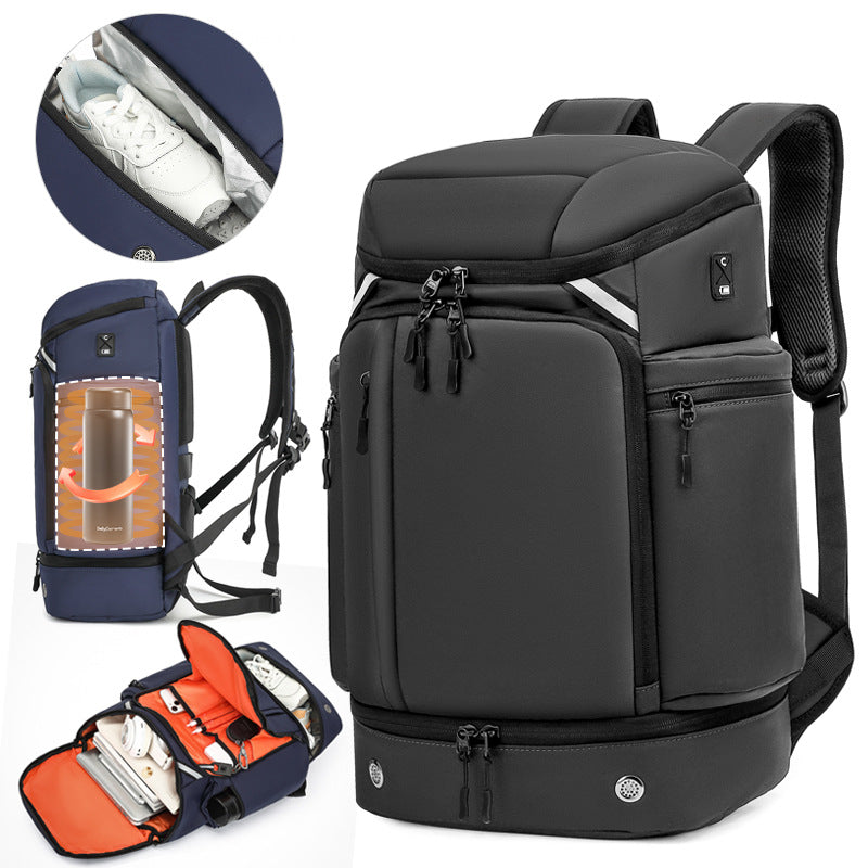 Men's Large Capacity Carpetbag Shoe Warehouse Backpacks