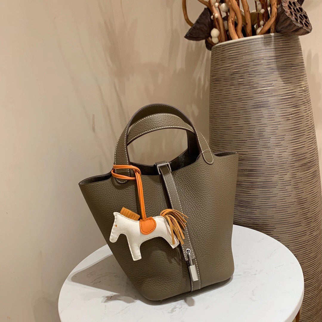 Women's Vegetable Basket For Hand Holding Fashion Bucket Bags