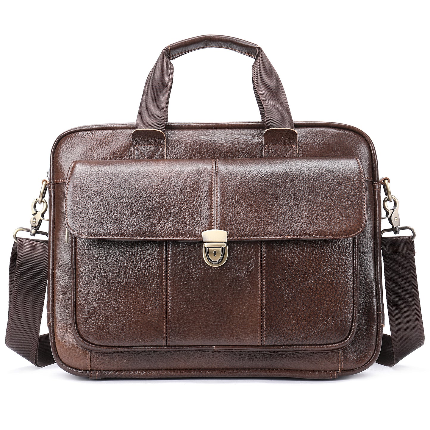 Men's Retro Leather Large Capacity Business Computer Men's Briefcases