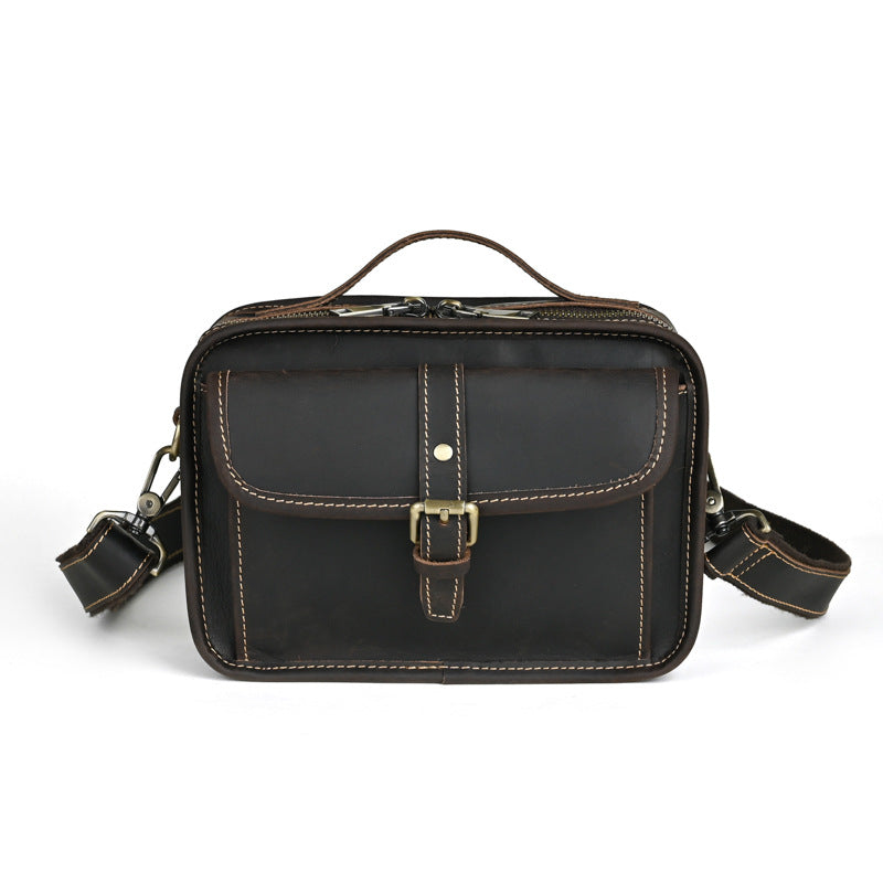 Men's Ancient Hipster Retro Crazy Horse Leather Bags