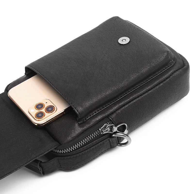 Men's Leather Leisure Mini Cowhide First Layer Men's Messenger Bags
