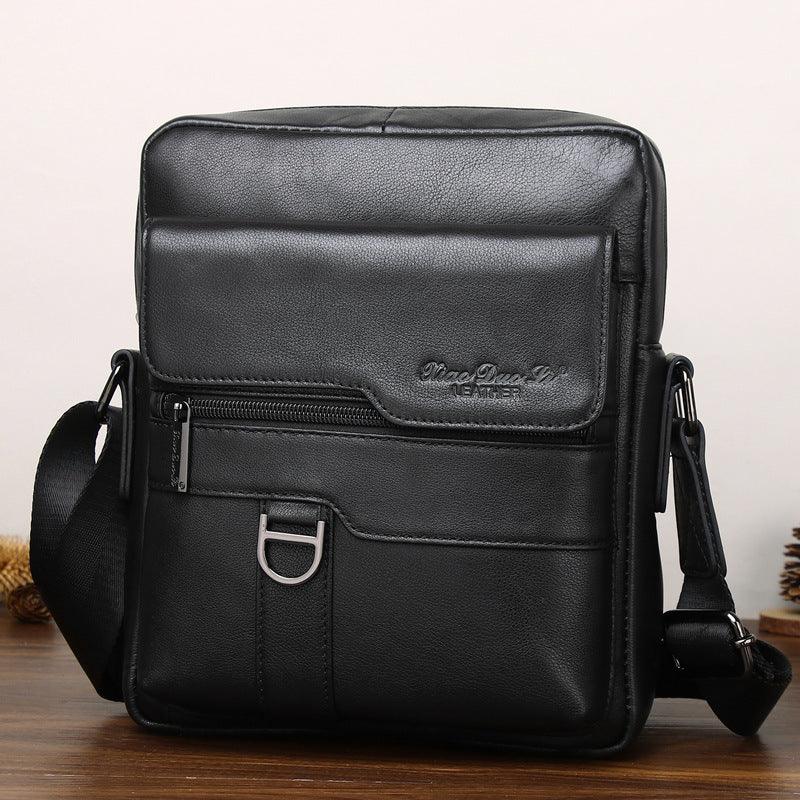 Men's Leather Vintage First Layer Cowhide Korean Men's Messenger Bags