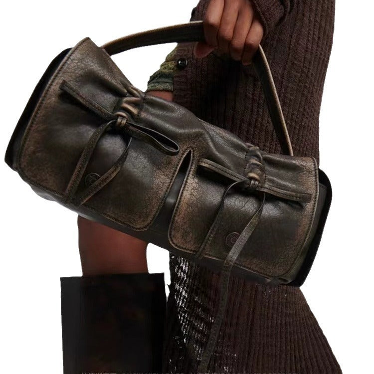 Bow Hot Underarm Waste Soil Wind Dark Shoulder Bags