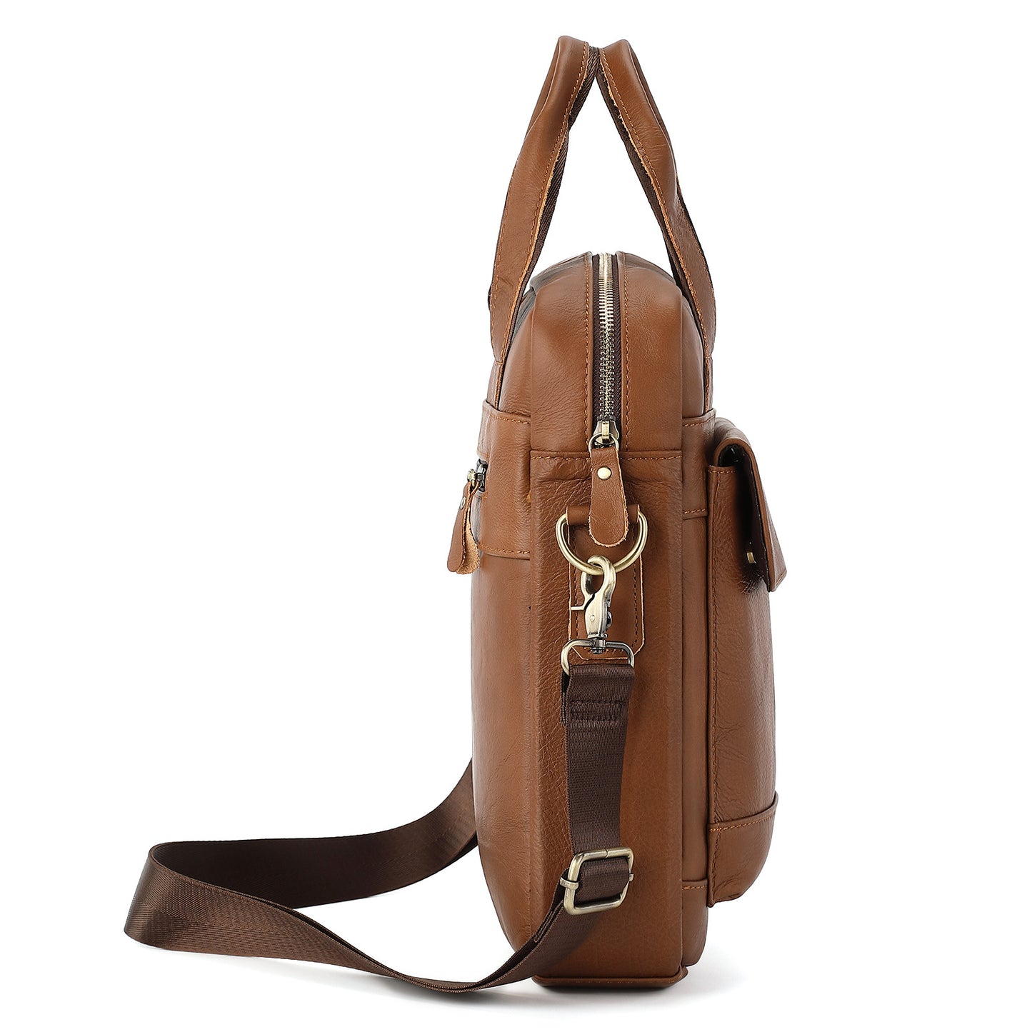 Men's Top Layer Cowhide Cover Type Men's Messenger Bags