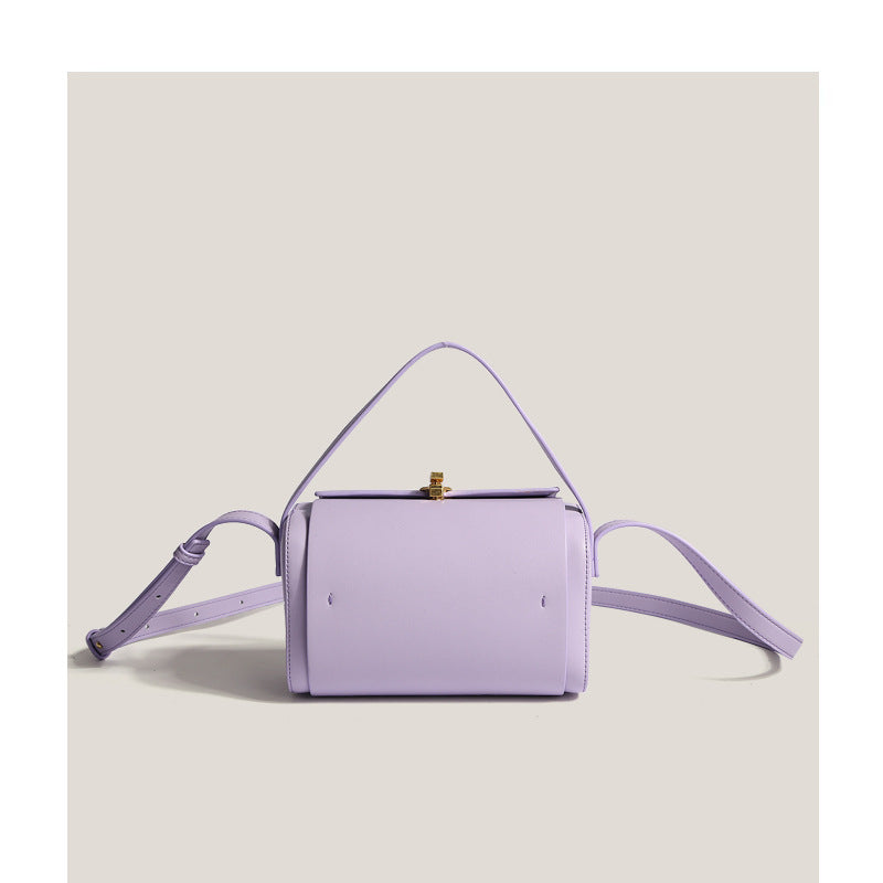 Women's Winter Brazilian Berry Purple Boston Box Crossbody Bags