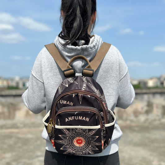 Women's Korean Style Fashion Cool Printed Polyester Backpacks
