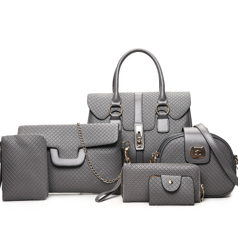 Women's Glamorous Fashion Hand Set Embossed Handbags