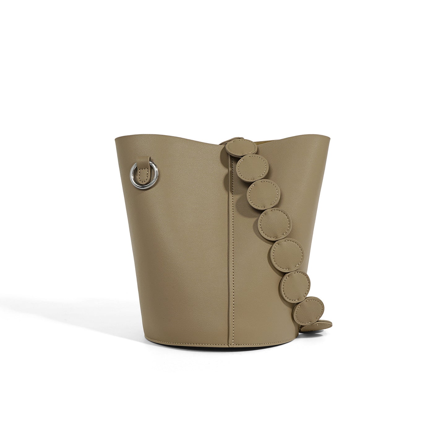 Women's Commuter Design High Sense Portable Cowhide Bucket Bags