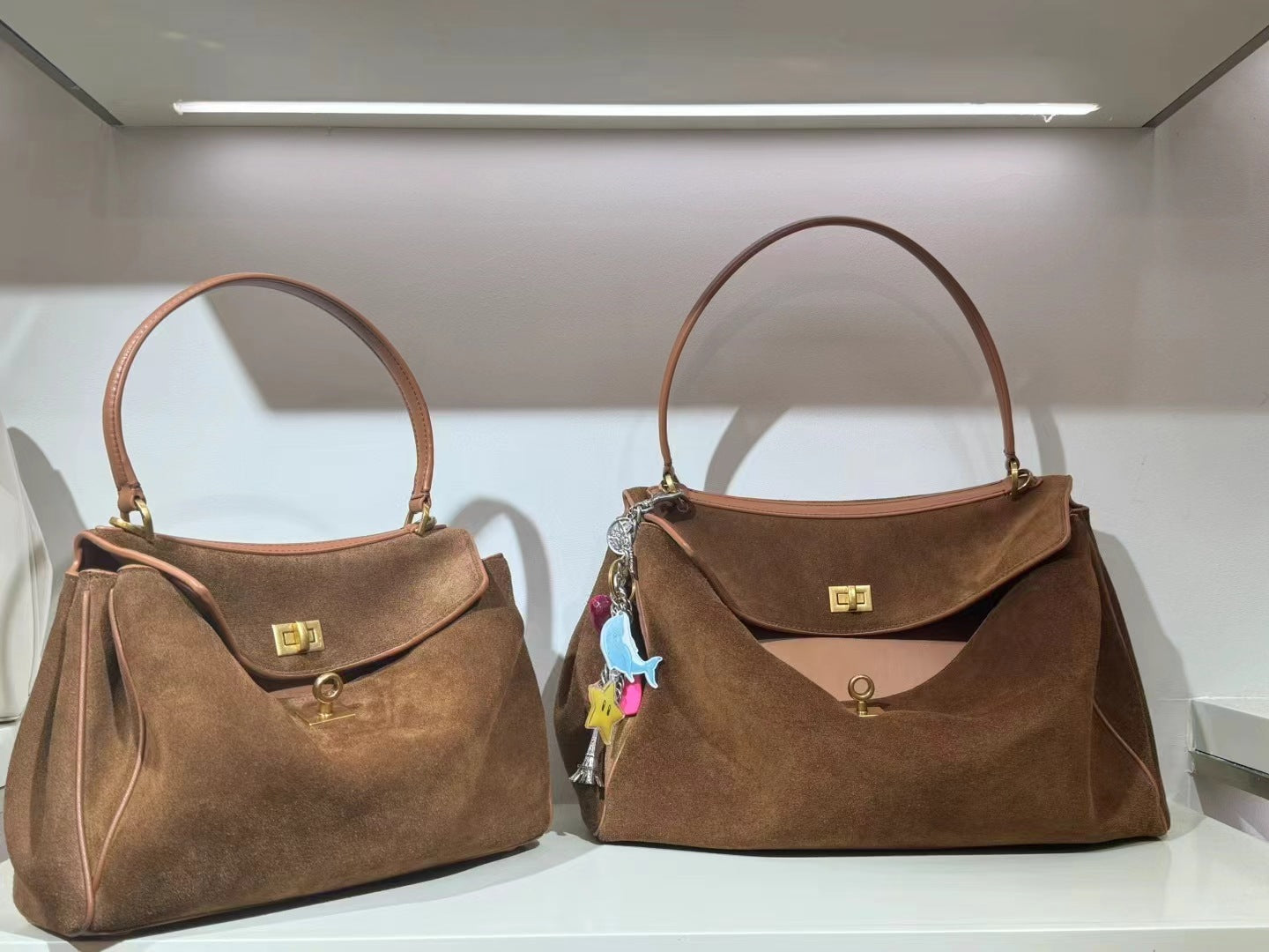 Version Home Suede Frosted Unisex Style Tote Bags