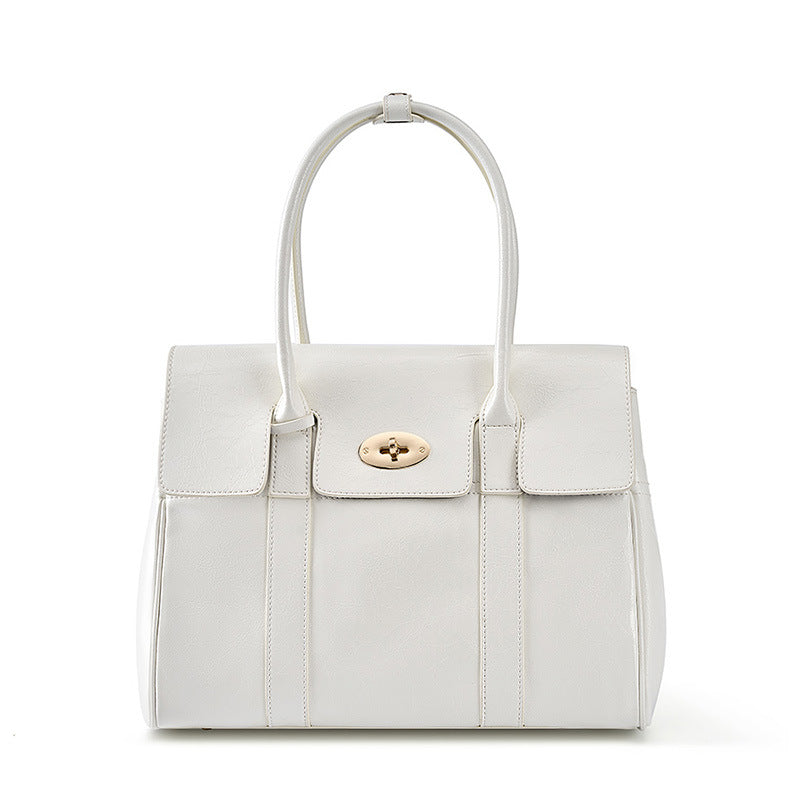 Women's Soft Leather Large Capacity Commuter Retro Tote Bags