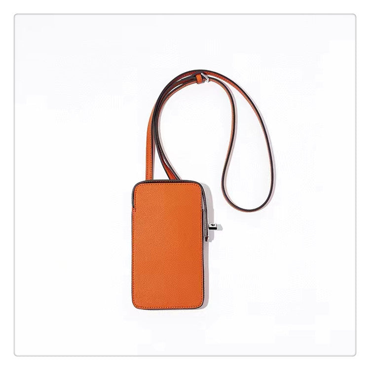 Mobile Fashion Genuine Leather Box Simple Small Square Bags