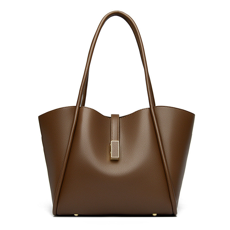 Women's High-grade Simple Large Capacity Totes Trendy Handbags