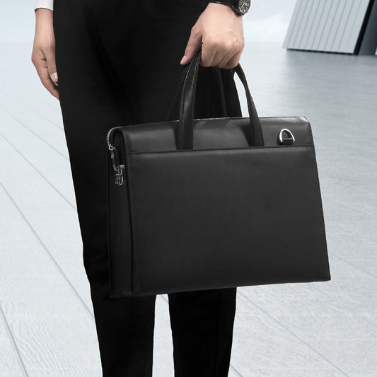 Men's Leather Password Computer Cowhide Business Men's Briefcases